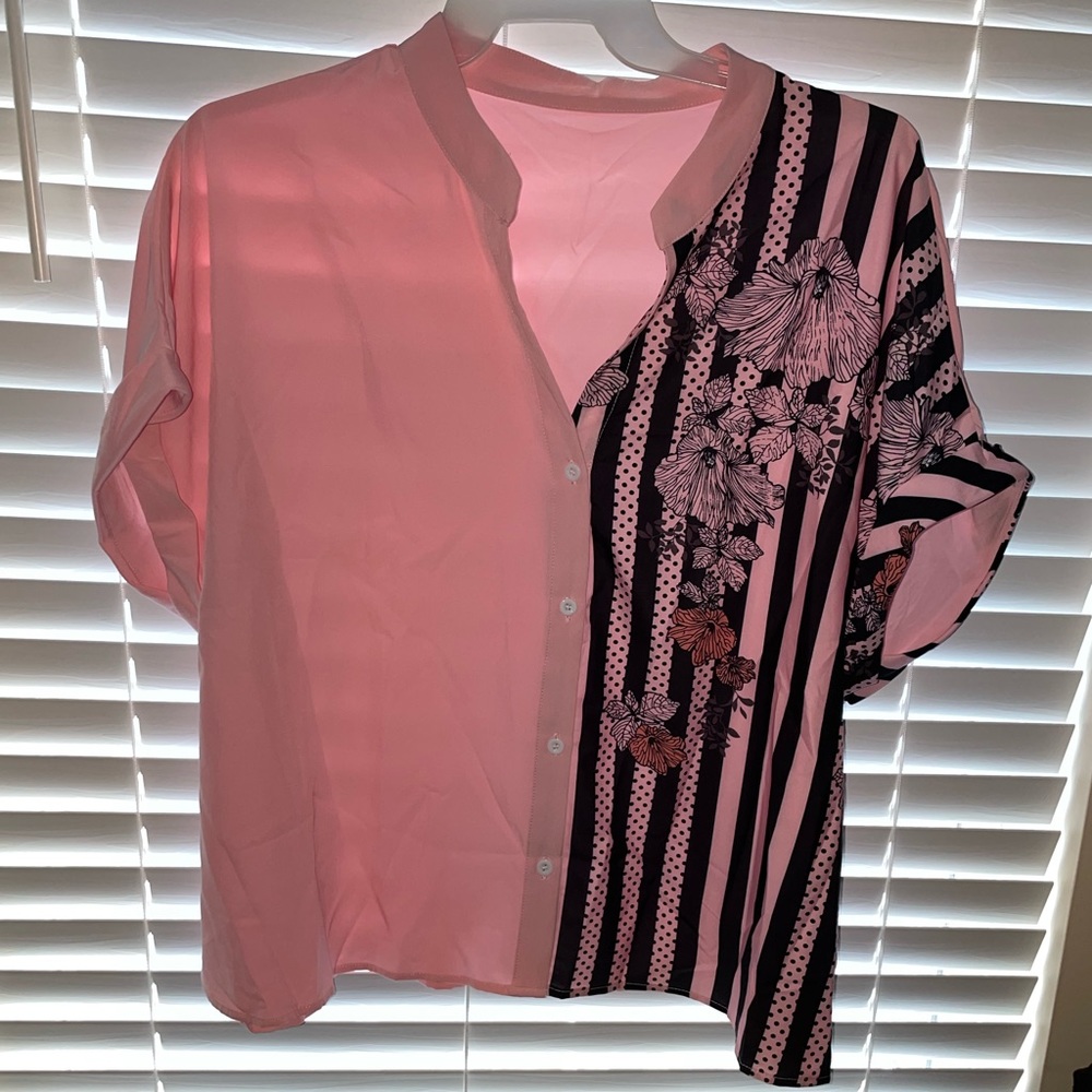 Pink SHEIN shirt